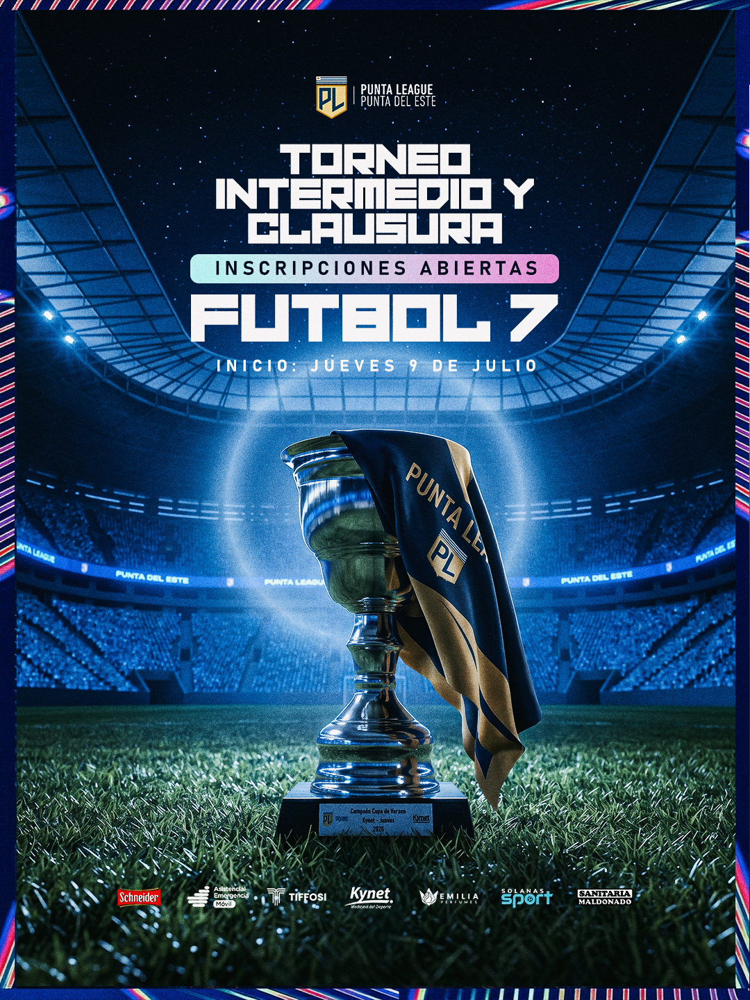 Flyer oficial de Fútbol 7 Libre: Intermedio y Clausura