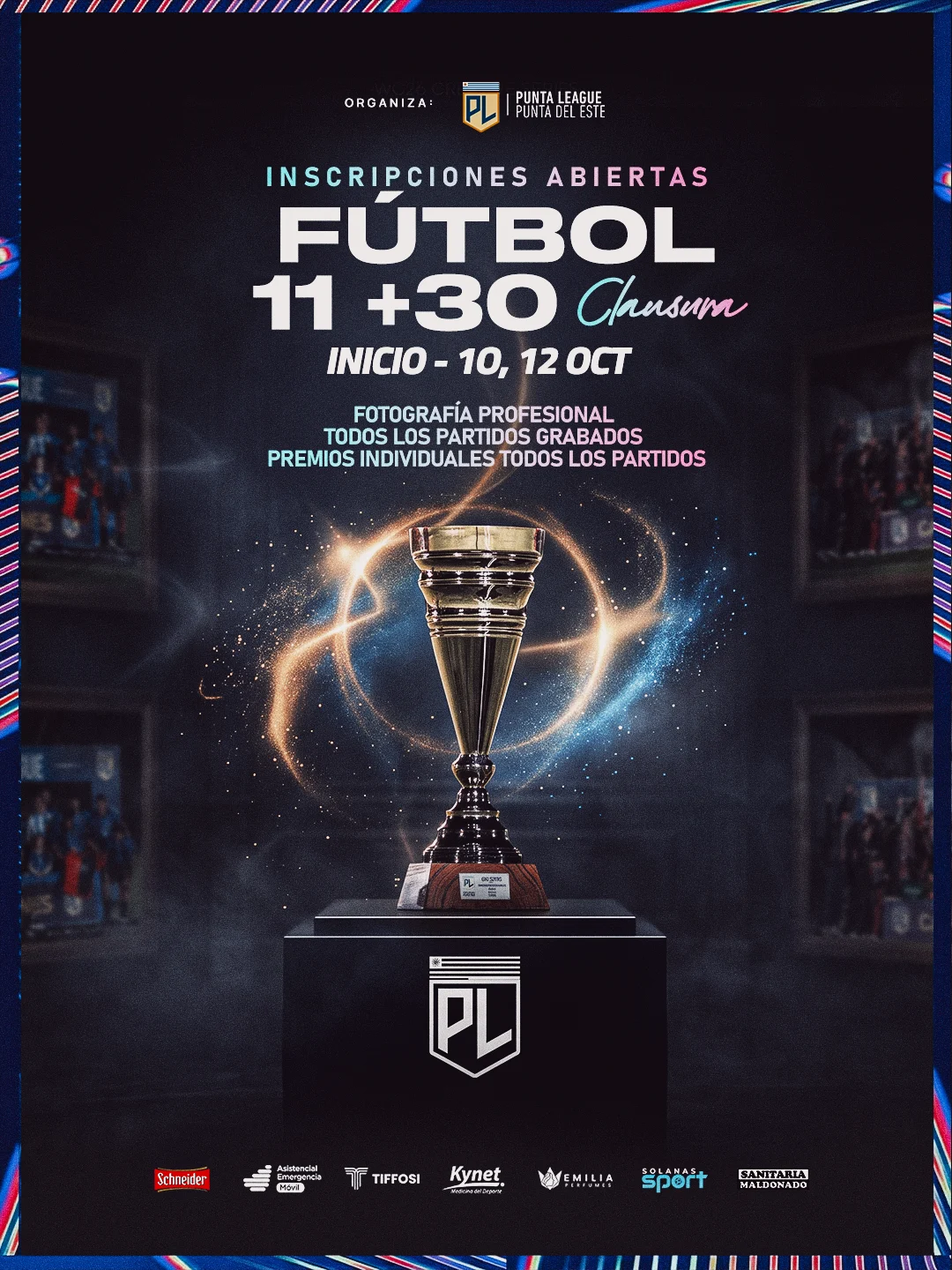 Flyer oficial de Fútbol 11 +30: Clausura 2026