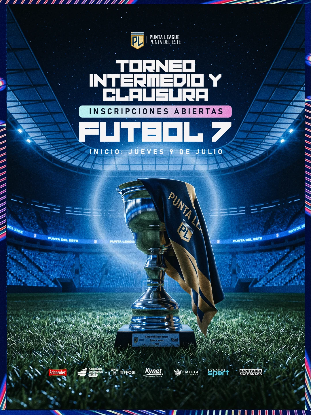 Flyer oficial de Fútbol 7 Libre: Intermedio y Clausura